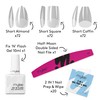 Mylee Fix N Flash Soft Gel Tips Shorts Kit, 3