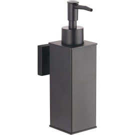 BGL Soap Dispenser Stainless Steel 304 Wall Mount Black Liquid and Soap Dispenser for Kitchen and Bathroom