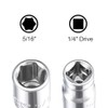 TA-VIGOR 4 Pcs Shallow Socket, 1/4-inch Drive 5/16-inch Professional Shallow