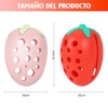 EUARD Porta Esponjas de Maquillaje en Forma de Fresa -
