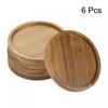 sourcing map Set of 6 Saucers for Flower Pots 10