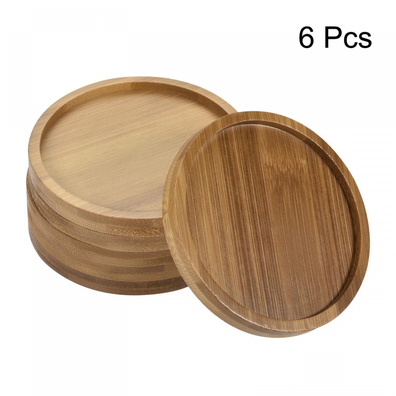 sourcing map Set of 6 Saucers for Flower Pots 10