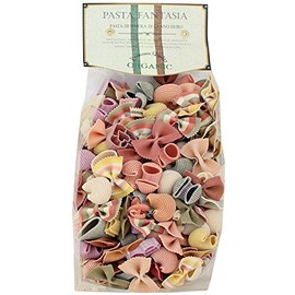 Italian Pasta Fantasia Colored Leftovers (Monnezza Verdure) Pasta, 17.6 Ounces, Pack of 2