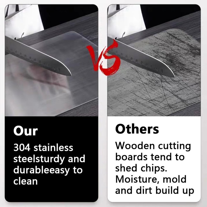 Titanium Chopping Board, Titanium Cutting Board, Multifunction Double-Sided Food Grade