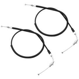 Anxingo 2 Pcs 17920-MEG-000 Push Pull Throttle Cable, Replacement for Honda Shadow Aero 750 VT750C 2004 2005 2006 2007 2008 2009 Shadow Aero 750 VT750CA 2009, Replaces 17910-MEG-000