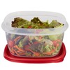 Rubbermaid Easy Find Lids Food Storage Container, 14 Cup, Racer