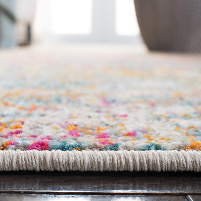 SAFAVIEH Madison Collection Area Rug - 9' Square, Grey &