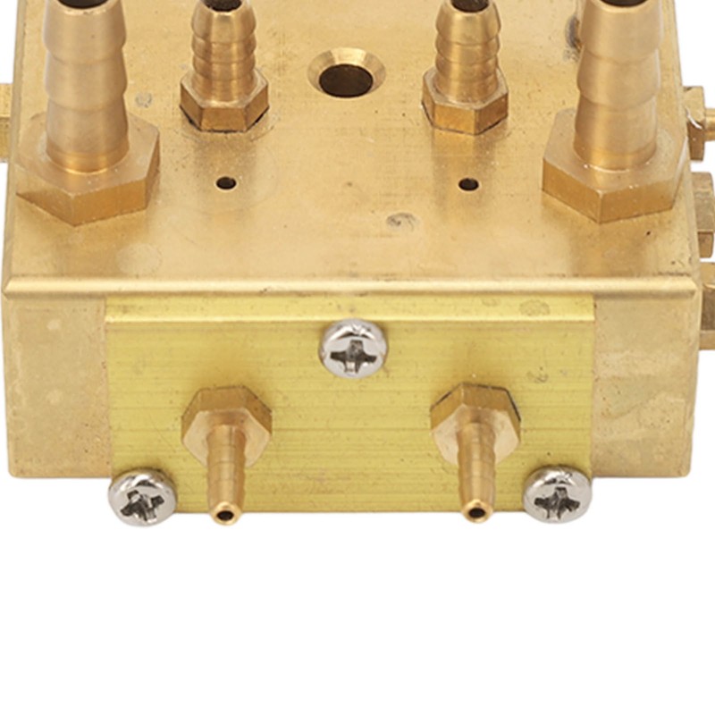15 Holes Dental Cabinet Integrated Air Water Chassis Valve Copper