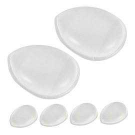 6piezas Esponjas De Maquillaje De Silicona Reutilizables De Herramienta De Maquillaje Lavable Para Aplicación Suave y Uniforme Casa
