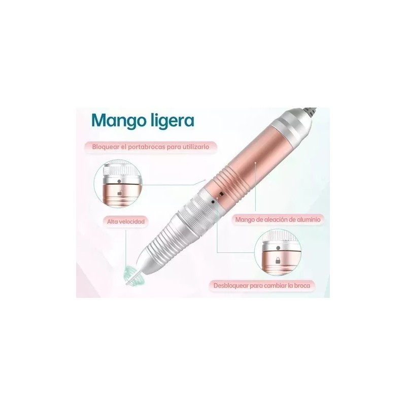 Delanie Pulidor Esmeril Taladro De Uñas 35000rpm Profesional