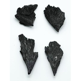 Pachamama Essentials Black Kyanite Crystal Large Healing Crystal - 3-4" Long by 1-2" Wide