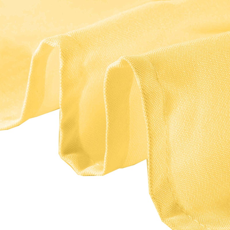 WedDecor 20 Inch Sunshine Yellow Cotton Polyester Table Napkin for