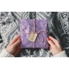 Beautiful Pastel Christmas Thick Gift Wrap, Purple Lavender and White