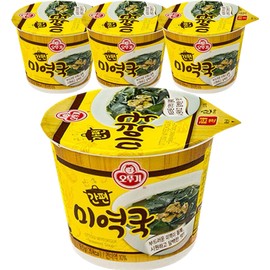 OTTOGI Miyeokguk Seaweed with cup, 9.5g, 4pack, 오뚜기 미역국 컵국