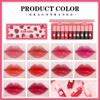 Strawberry Lip Tint Set, 10 pcs, Waterproof, Long-Lasting, High Pigment
