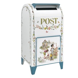 Z² BellaDecor Wedding Mailbox Post Box Farmhouse Mail Boxes Vintage Mailbox Decorative Card Box Wedding Favors Antique Style Nostalgic Charm Home Decor