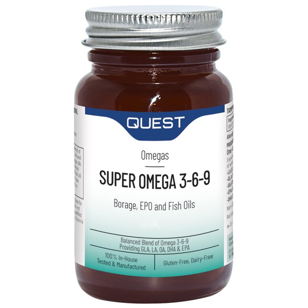 Quest Super Omega 3-6-9 Pack of 90 Capsules