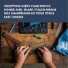 Knafs - Leather Strop and Strop Compound for Pocket Knife