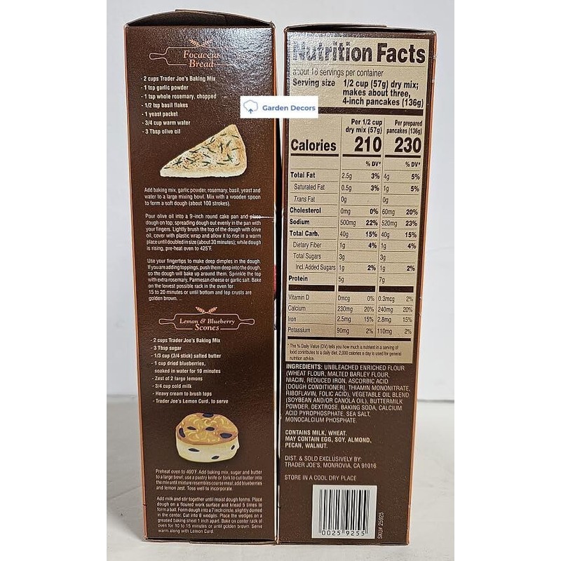 Trader Joe's Buttermilk Pancake & All Purpose Baking Mix 32oz