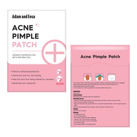 adam & eesa® Acne Patches – (Pack of 108) Dots for Hydrocolloid Spot Treatment - Face & Body Vegan Cruelty Free Skin Care Stickers, Fast-Acting Pimple Patches, Instant Blackhead Removal (8mm & 12mm)