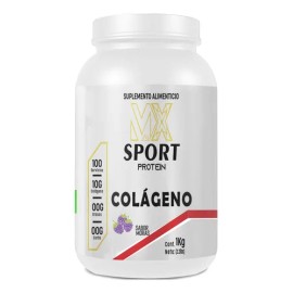 Colgeno Mx Sport Hidrolizado en Polvo Sabor Moras 1kg Nutricional                                                                                     