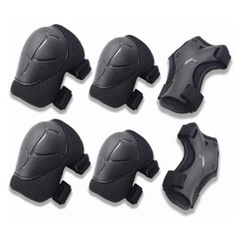 Knee Pads, Elbow Pads, Palm, Kids Wrist Guard, Set of 6, Arm Pads, Knee Support, Wrist Support, Protective Gear, Thick, Injury Prevention, Shockproof, Kneepad, Comfortable, Sweat Absorbent, Breathable, Abrasion Resistant, Scooter, Bicycle, Skiing, Skateb