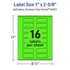 Avery Printable Rectangle Labels with Sure Feed Technology, 1" x