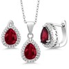 Pendant and Earrings Jewelry Set For Women | 925 Sterling