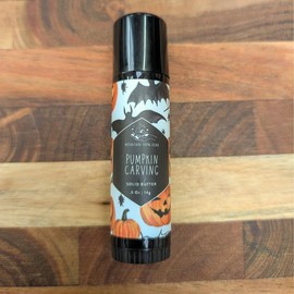 TRAVEL: Solid Body Butter For Dry Skin - Coconut Free - Body Care, Lotion - Mountain View Soap Unscented and Scent Sticks:_Pumpkin Carving_BUNDLE: One LARGE Stick and One TRAVEL Stick