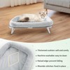 Sunhoo Elevated Cat Bed Foldable Raised Hammock for Small Dog