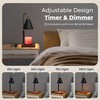 Adjustable Candle Warmer Lamp with Timer, Height and Brightness Control,