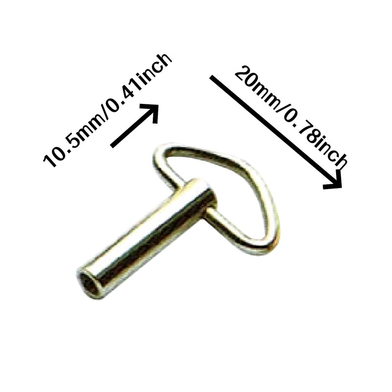 NXPpiULeh 3Pcs Triangle Key Strong Metal Music Box Keys for