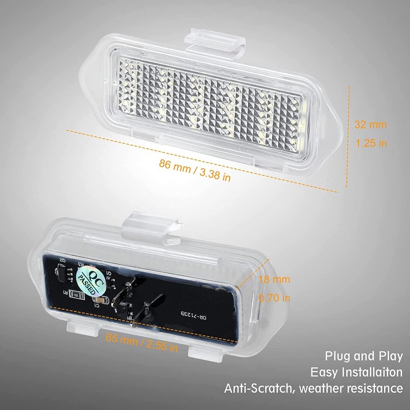 JAMESVAN for Chevy Silverado GMC 2003-2006 Sierra 1500 18 LED