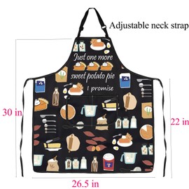 Potato Pie Apron Pie Lover Gifts Pastry Chef Gifts Pie Making Gift Pie Baker Apron Pie Food Apron Bakery Apron With Pockets