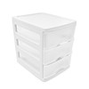 Plastic Desktop Storage Unit with Drawers, Stationary Arts Drawer Desktop