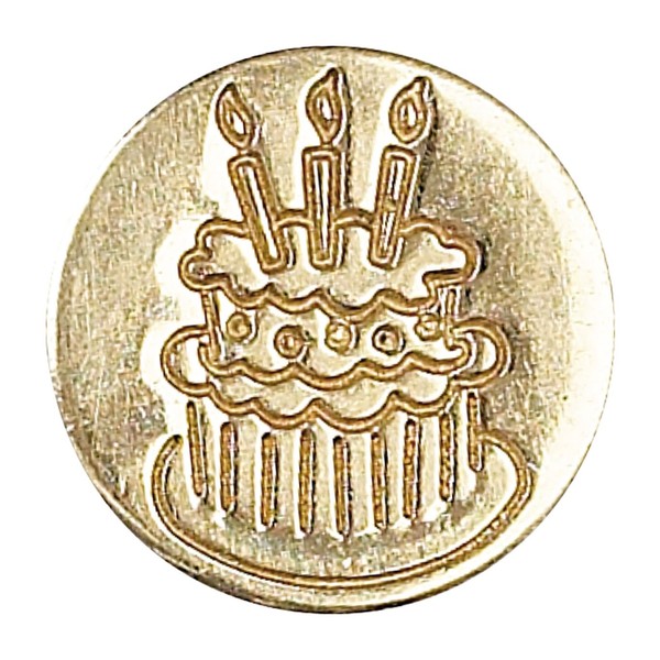 Manuscript Pen 727CAK Decorative Seal Coin, 0.75-Inch, Cake