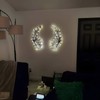 1 Pair Angel Wings Metal Mural Wall Sculpture Decor for