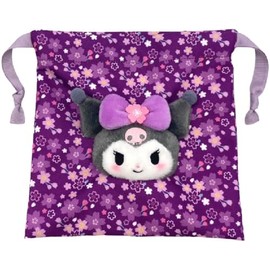 Nakajima Corporation 191694-24 Sakura Kimono Boa Face Drawstring Kuromi