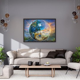 Schmidt Spiele 58596 Yin & Yang Mountain World Silvia Christoph Puzzle 1000 Pieces