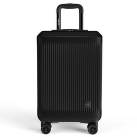 Verdi Luggage 24 Inch Checked - Expandable, Bottom Grip Design, Lightweight, Scratch Resistant, PC(polycarbonate) Hardside Suitcase, with 8-Wheel Rolling 360-degree Spinner - Color: Navy