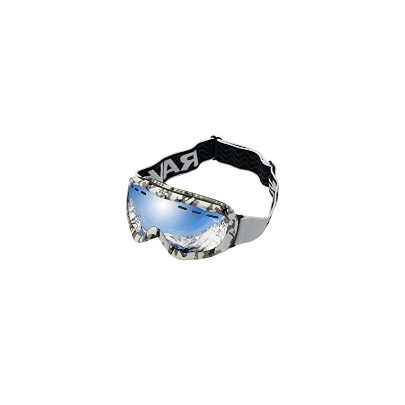 Ravs Alpine Ski Goggles Helmet Compatible Camouflage
