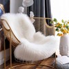 HEQUN Faux Fur Rug, Fluffy Rug, Shaggy Rugs,Faux Sheepskin Rugs