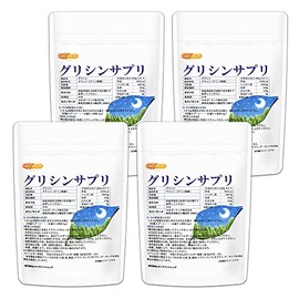 グリシンサプリ 200ｇ×4袋 （計量スプーン付） 上質なアミノ酸（国内メーカー製造グリシン100％を使用） [01] NICHIGA(ニチガ)