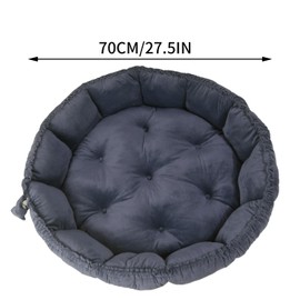 Hebove Dog Beds, Couch Cover for Dogs Washable,Round Dog Bed