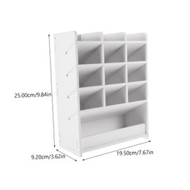 Levemolo Desk Organizer Multifunctional Office Storage Box for Stationery Desktop Tidy for Home School Office Versatile Compartmentalized Design