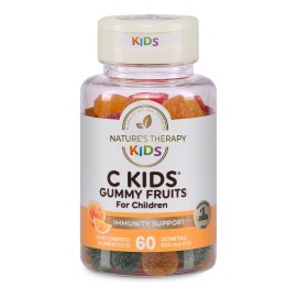 Nature's Therapy Vitamina C En Gomitas Para Niño, Sistema Inmune Sano Sabor Frutal