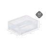 PROREGAL SuperSparSet 20 x Transparent Euro Containers BasicLine with Closed
