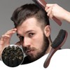 Thoquene Beard Brush Men's Boar Bristles, Pig Bristle Hair Brush
