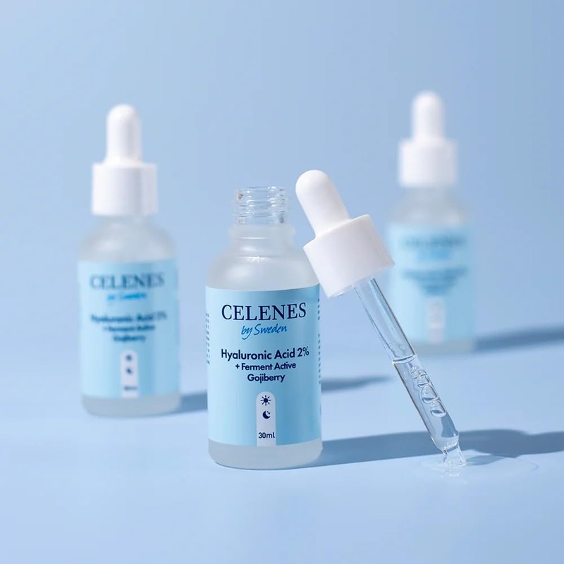 Celenes by Sweden - Hyaluronsäure Serum 2% mit aktiv fermentierter