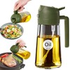 YRRAMATE 16oz/470ml Glass Olive Oil Sprayer for Cooking with Stickers,